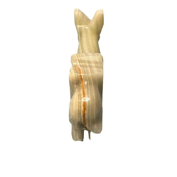 Marble Donkey Mexican Stone Onyx Sculpture Carved Jackass Mule 3" Mexico - Picture 3 of 12